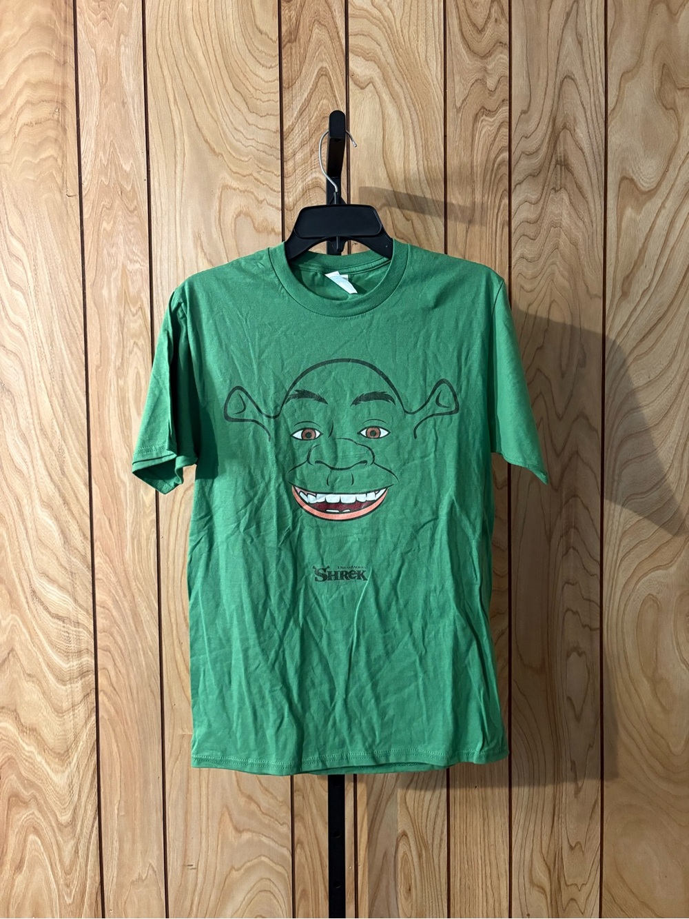 Gildan Green Shrek Face Short Sleeve Tee Small